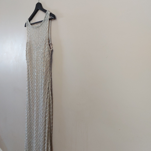 Aidan Mattox Beaded Sleeveless Gown - Picture 7 of 11